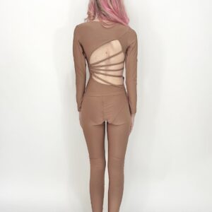 UNITARD STRAPPY cinnamon.