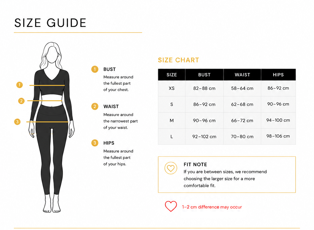 size guide angol